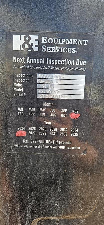 Used 2012 JLG E600JP 60' Boom Lift