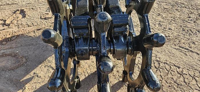 Used 22" Excavator Compaction Wheel