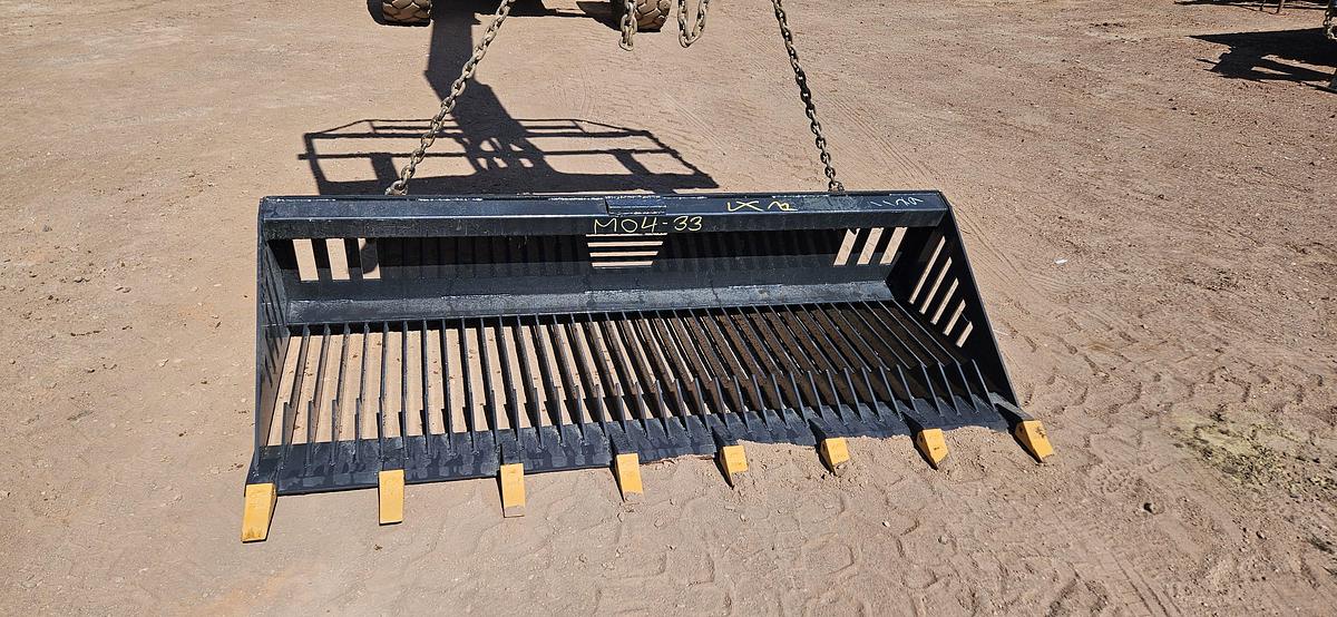 84" Skid Steer Skeleton Bucket