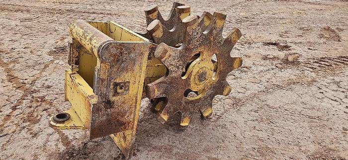 Used 24" Excavator Compaction Wheel