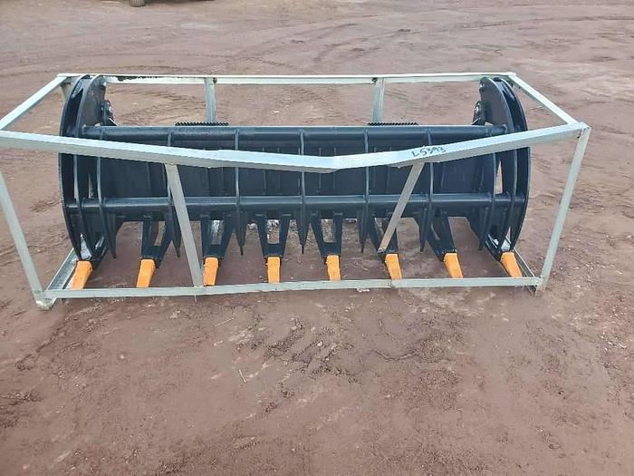 Used Others Skid Steer Grapple Bucket :Misc. Skid Steer Attachment