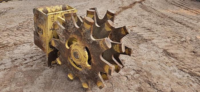 Used 24" Excavator Compaction Wheel