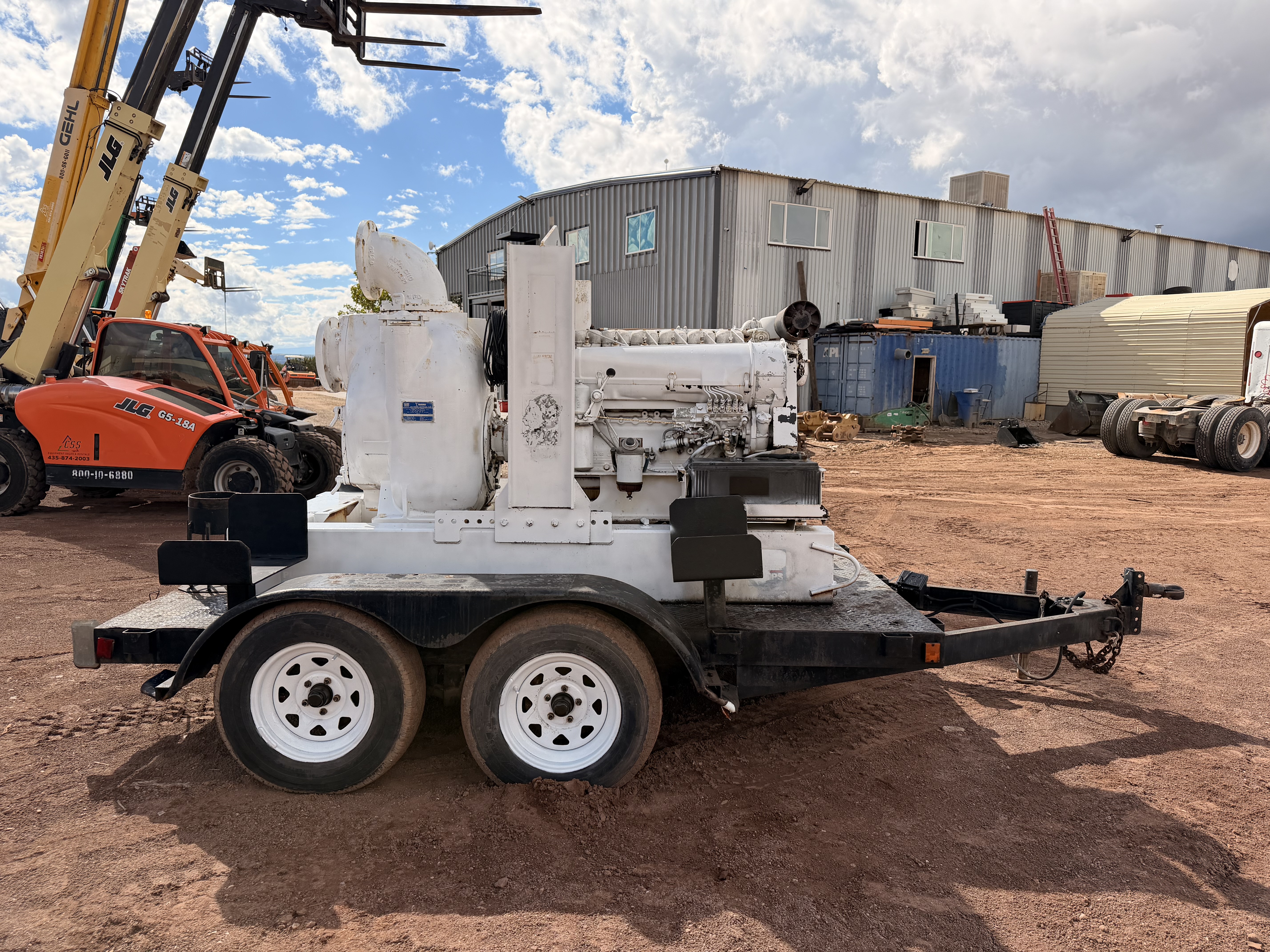 Used 2007 Gorman Rupp Pump Trailer