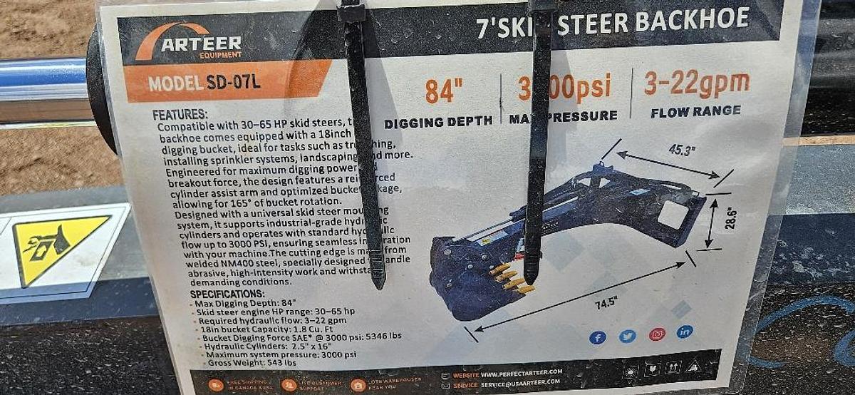 Skid Steer Excavator Arm