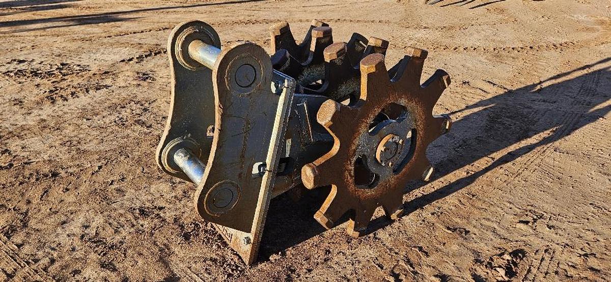 Used 36" Excavator Compaction Wheel