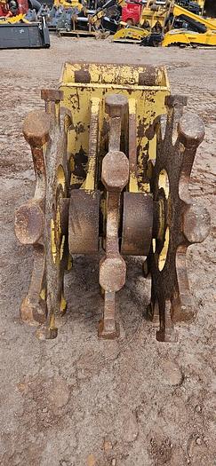 Used 24" Excavator Compaction Wheel