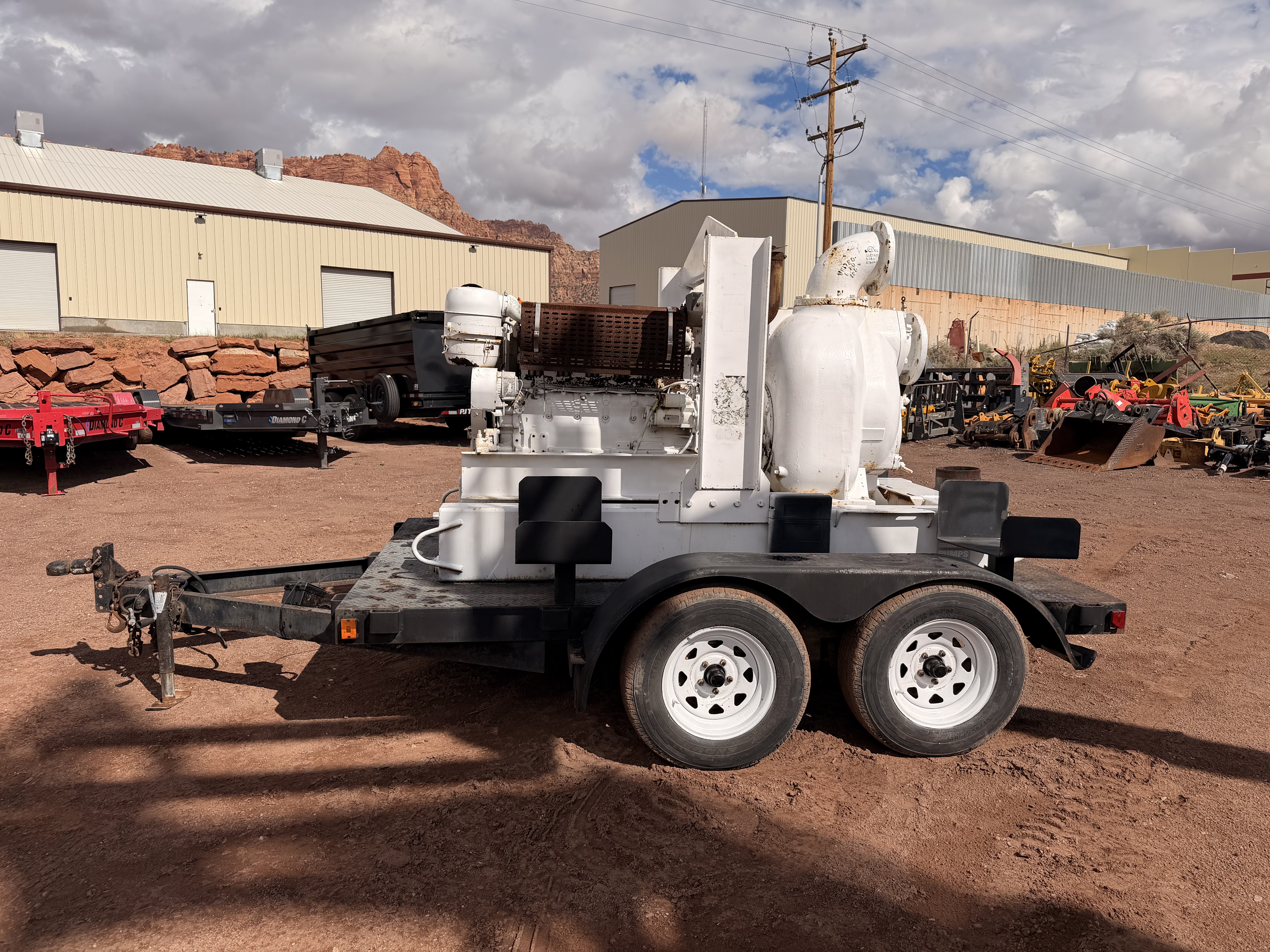 Used 2007 Gorman Rupp Pump Trailer