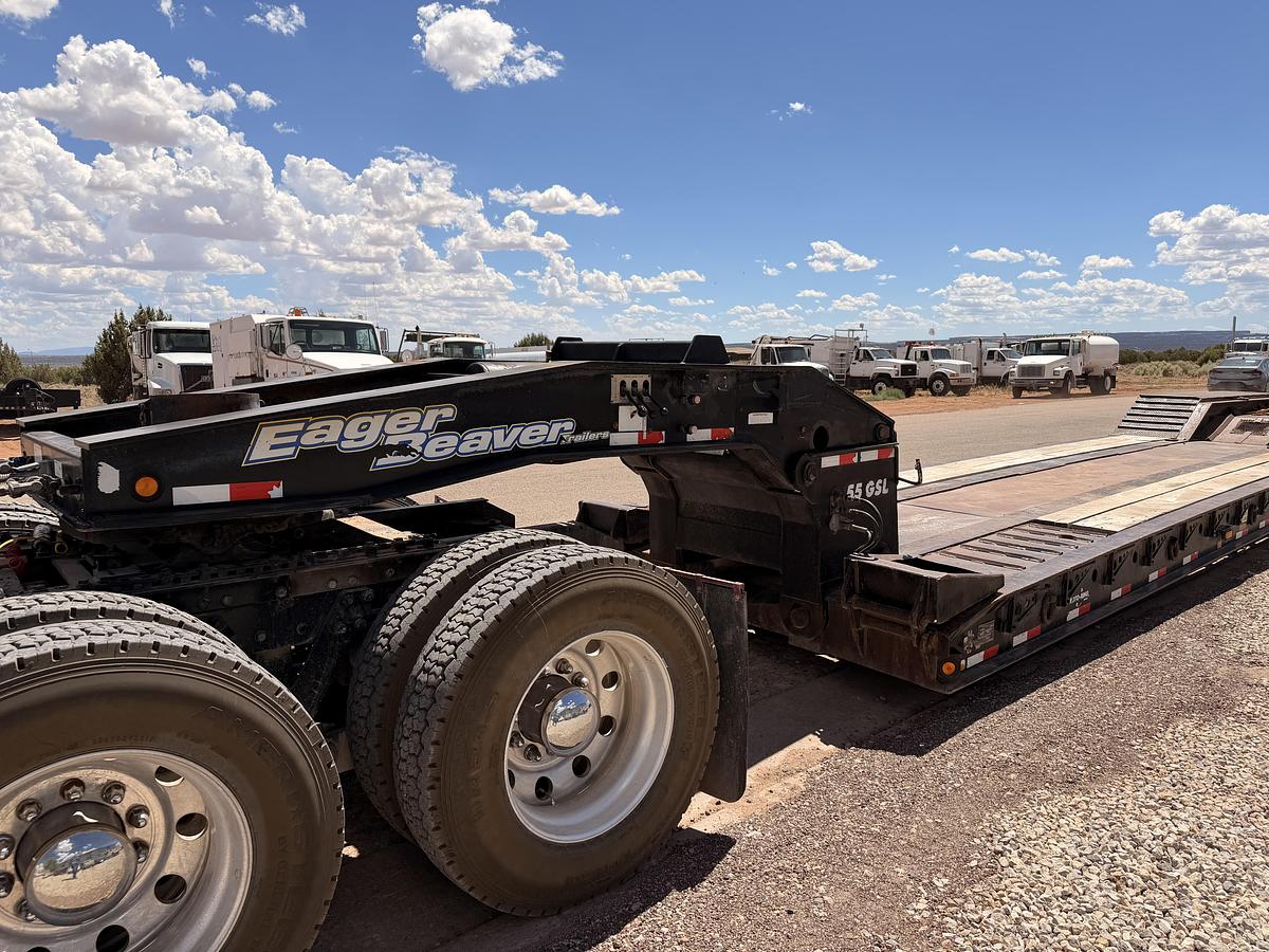 Used 2013 Eager Beaver Lowboy Equipment Trailer