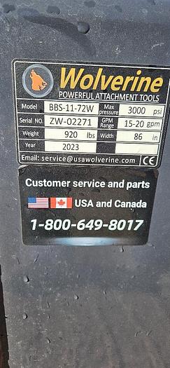 Used Skid Steer Broom Attachment