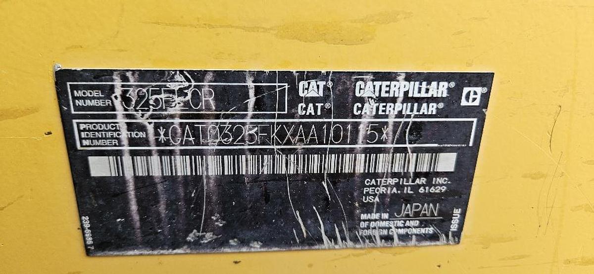 Used 2017 CAT 325F Excavator