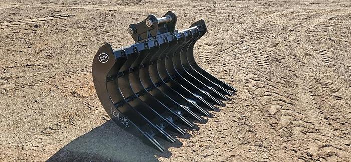 56" Excavator Rake