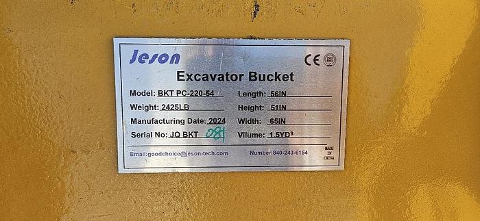 54" Excavator Bucket