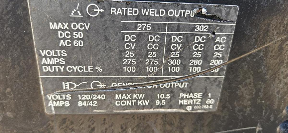Used Miller Trailblazer 302 Welder Generator
