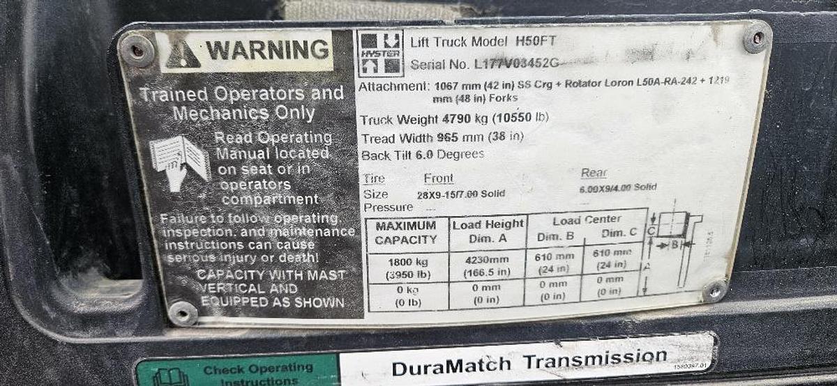 Used 50 Ft Hyster Forklift