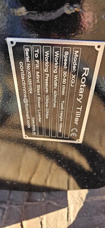 Mini Skid Steer Tiller