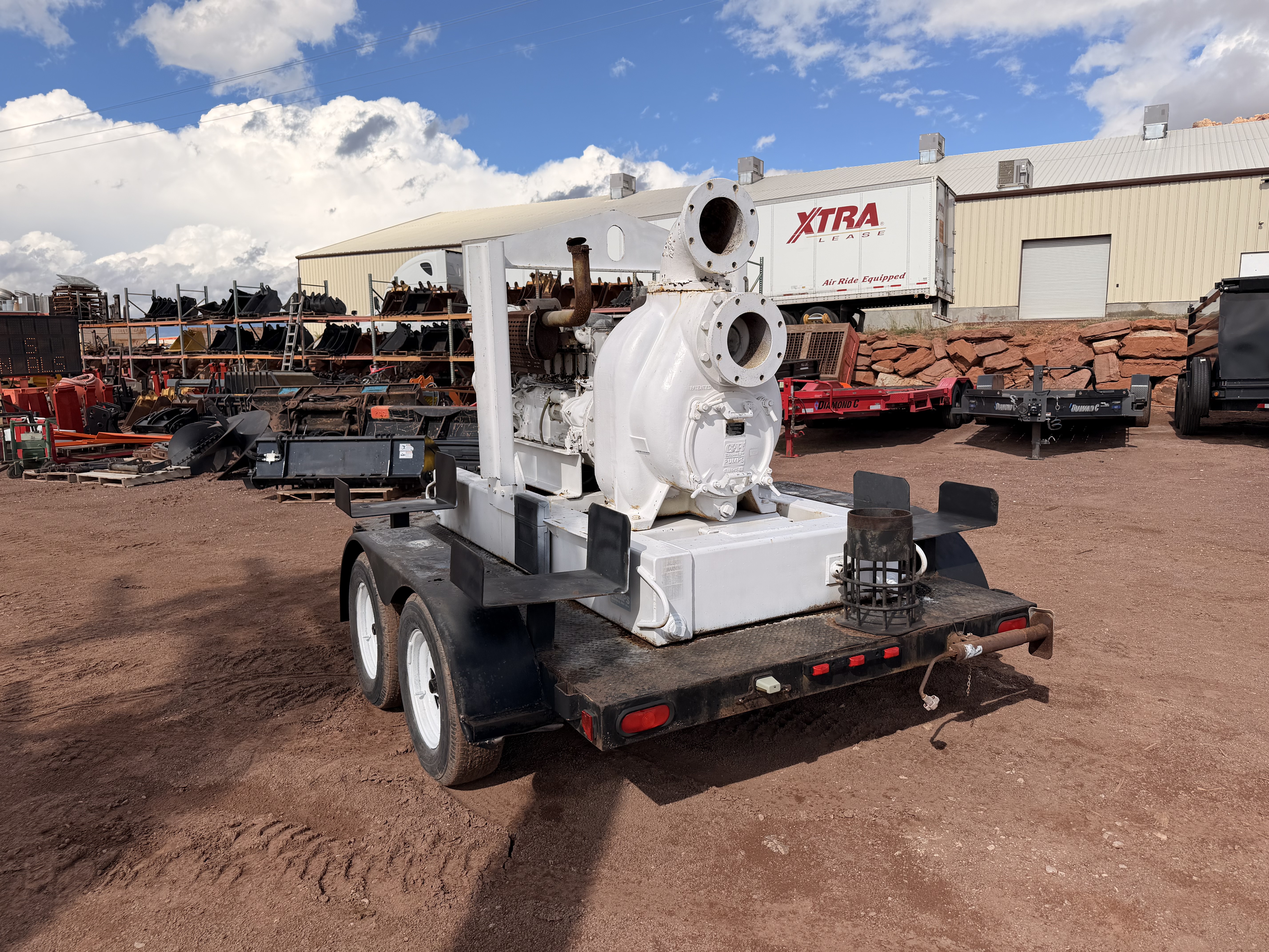 Used 2007 Gorman Rupp Pump Trailer