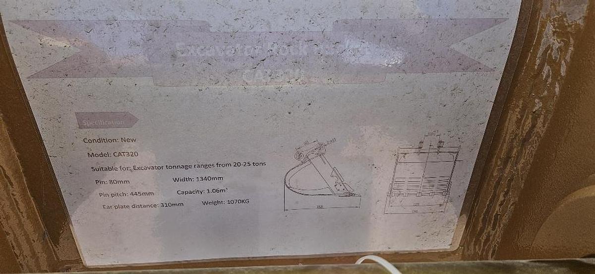 53" Excavator Bucket