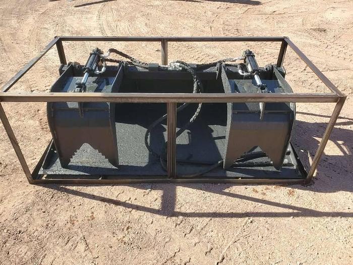 Used Others Wolverine Grapple Bucket :Misc. Skid Steer Attachment