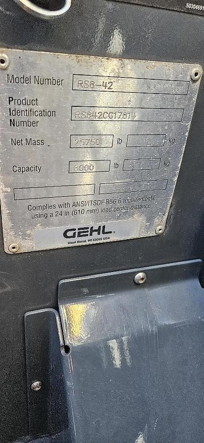 Used 2015 Gehl Telehandler