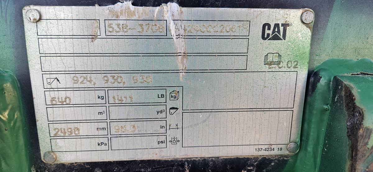 Used 57" Volvo Loader Forks