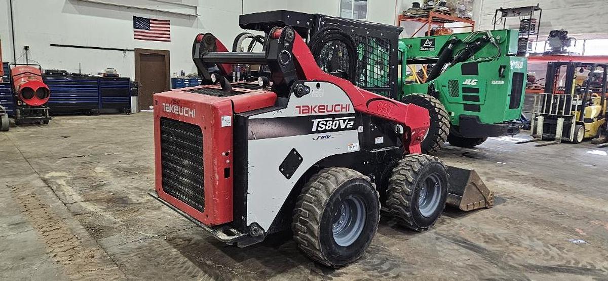 Used 2019 Takeuchi TS80V2 Skid Steer