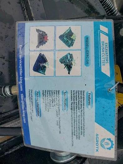 56" Wide Excavator Brush Cutter