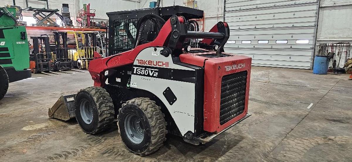 Used 2019 Takeuchi TS80V2 Skid Steer