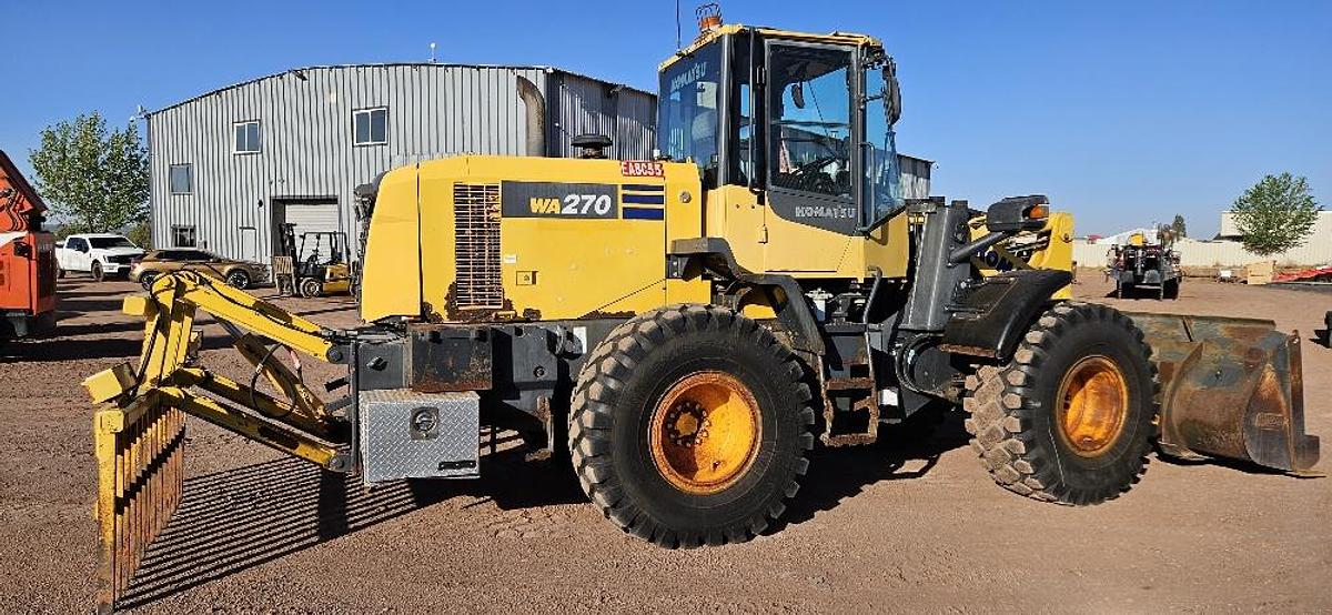 Used 2014 Komatsu WA270-7 Loader | HVAC, Stereo, Ride Control