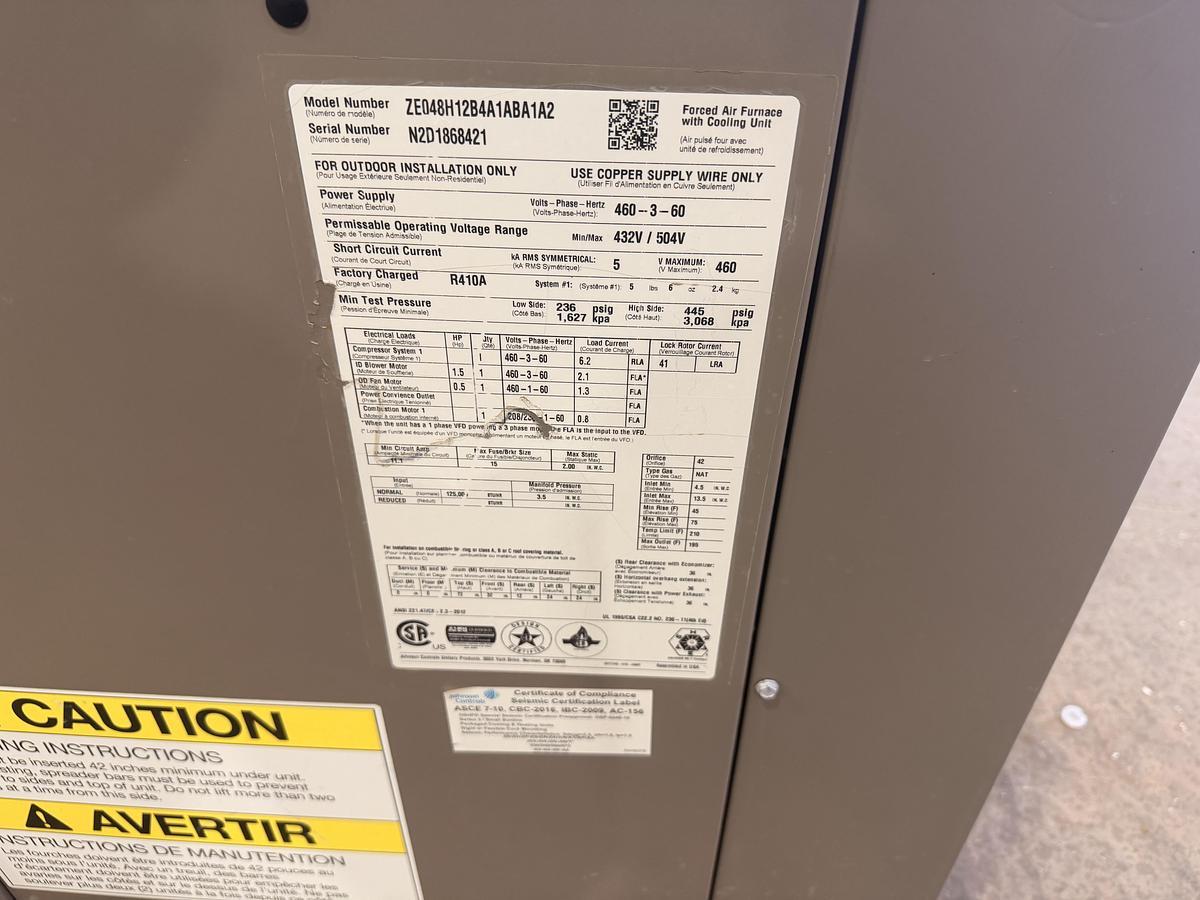 Used HVAC UNIT