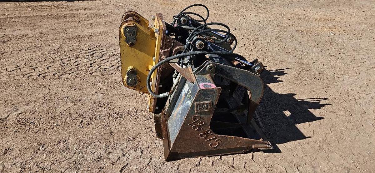Used 75" Excavator Grapple Bucket