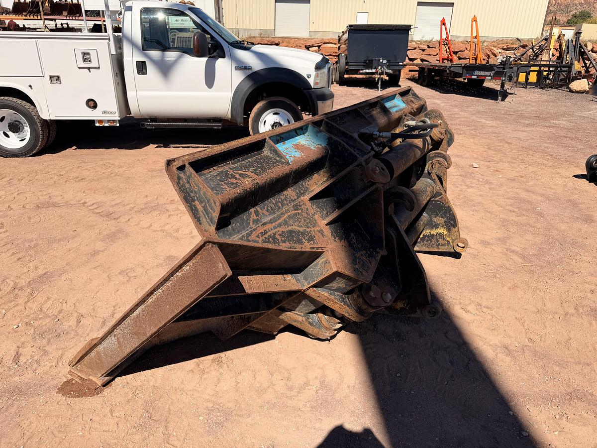 Used 10ft Loader Side Dump Bucket