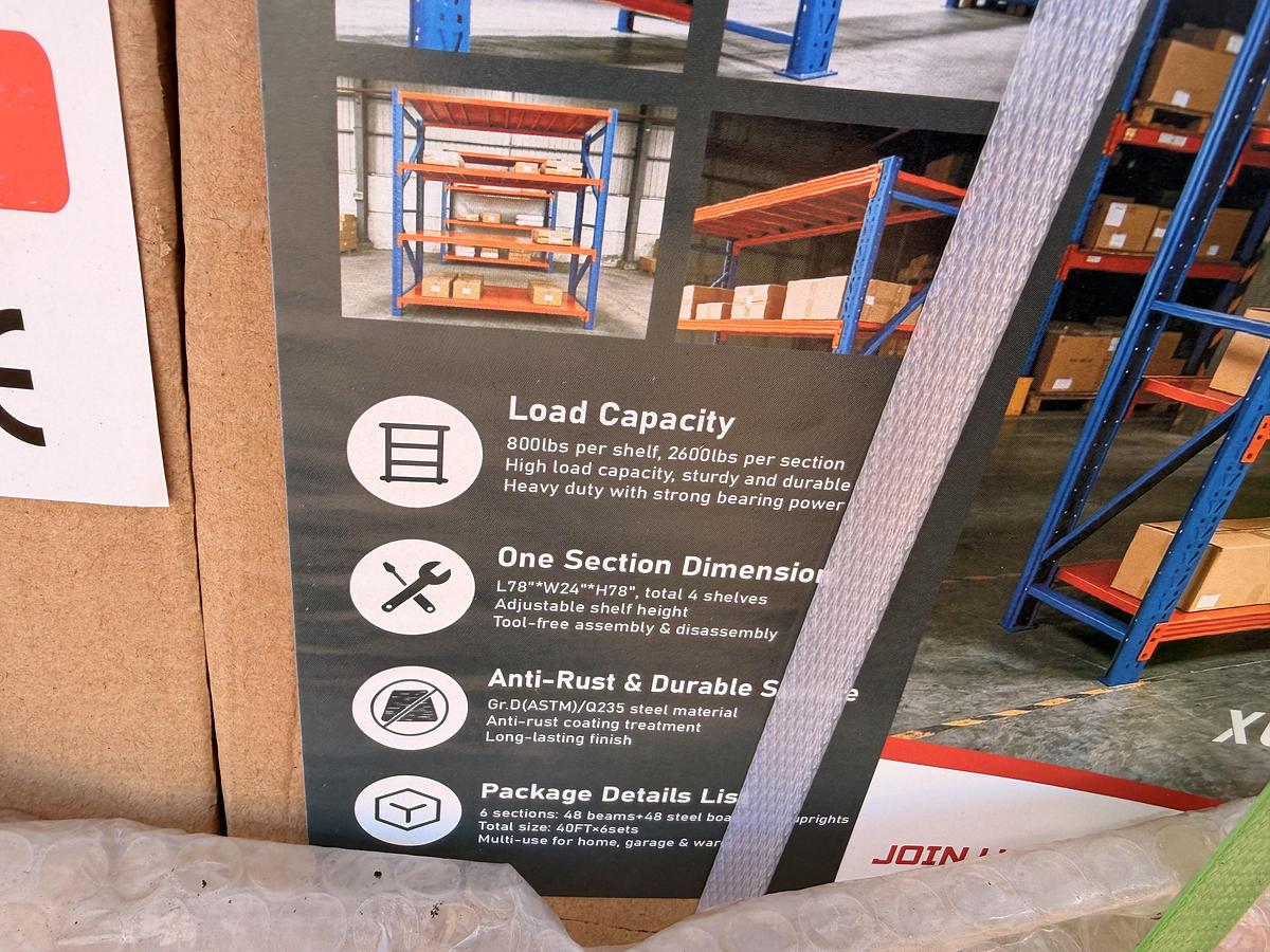Heavy-Duty Metal Storage Shelves