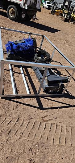 Used Skid Steer Feed Bunk Sweeper Attachment