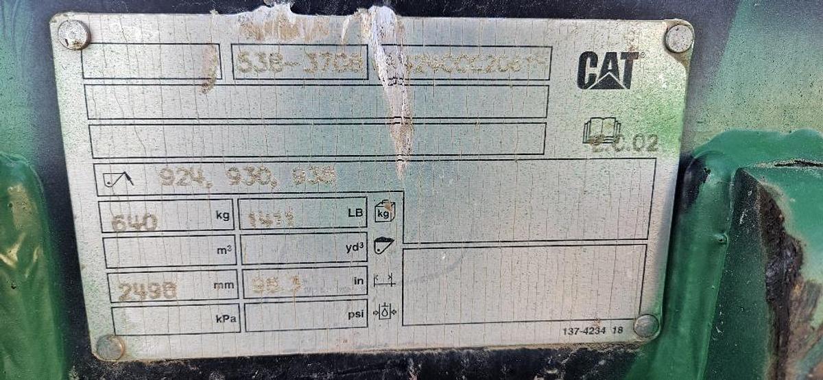 Used Cat Loader Forks