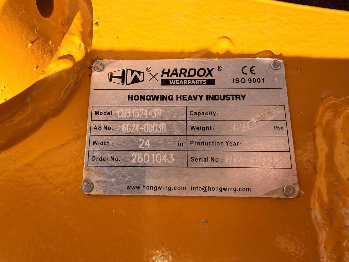 24" Excavator Compaction Wheel