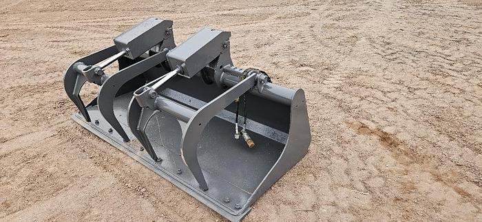 Used 73" Skid Steer Grapple Bucket