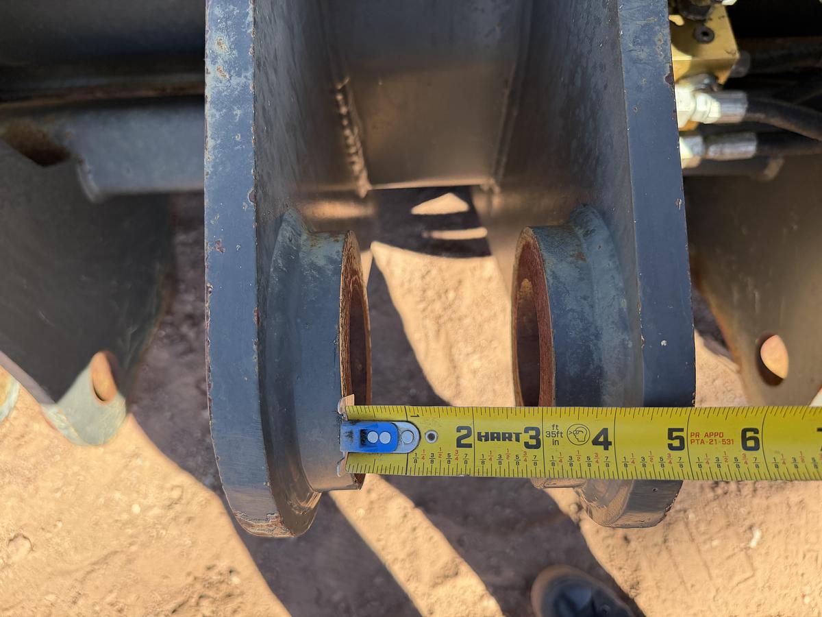 Used 9ft Loader Side Dump Bucket