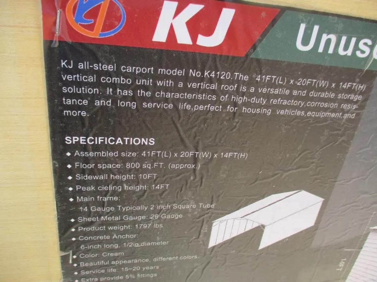 41' x 20' Metal Carport