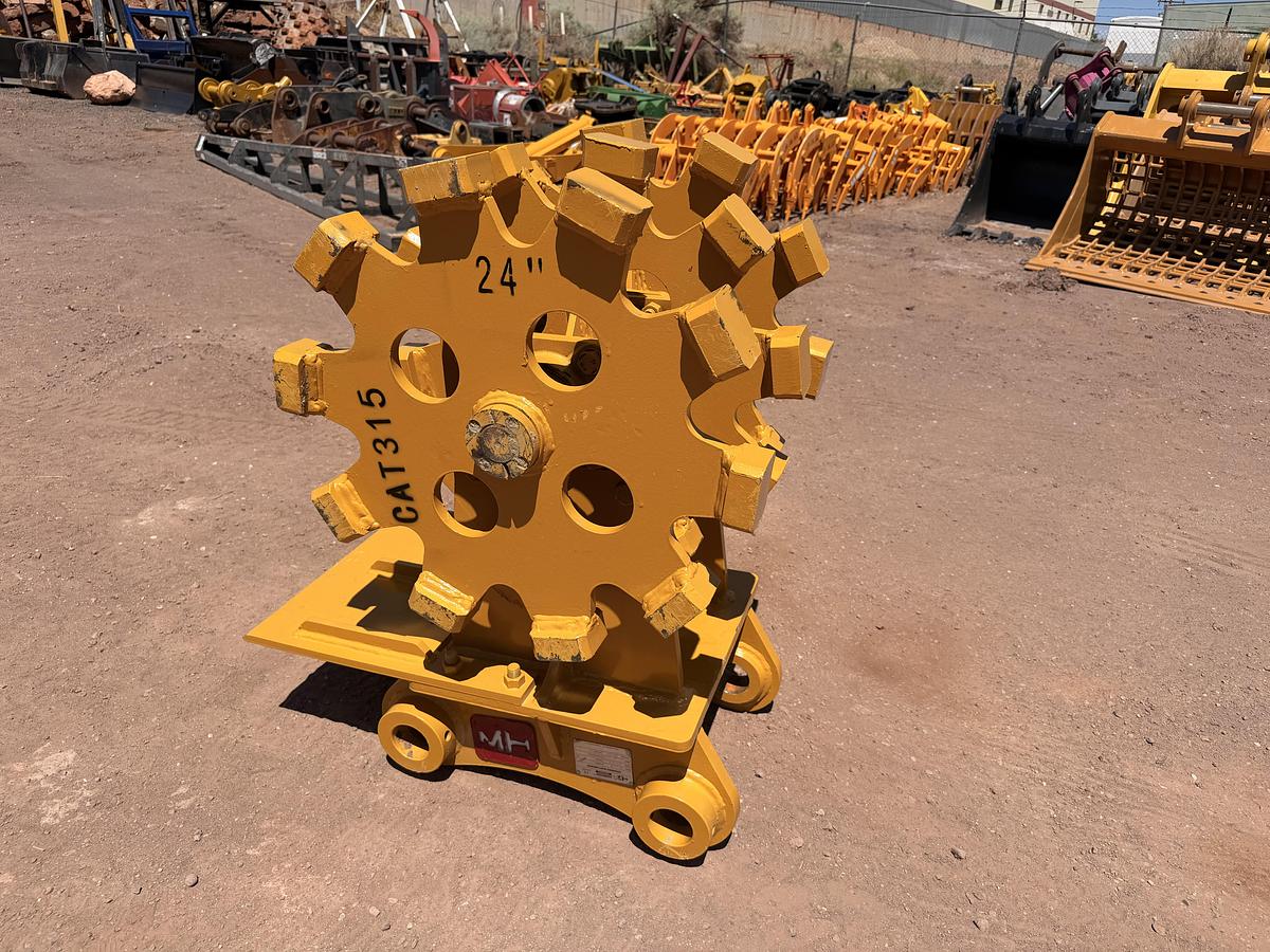 24" Excavator Compaction Wheel