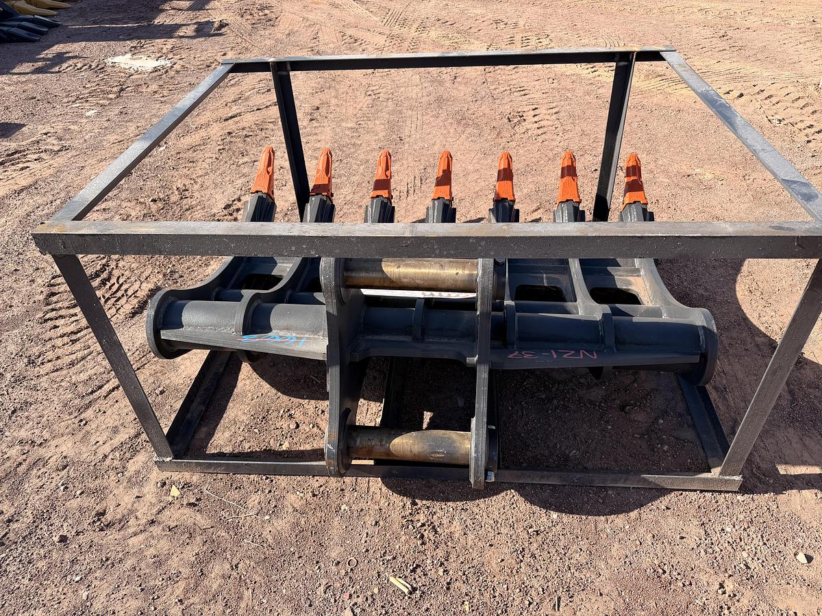 65" Excavator Rake