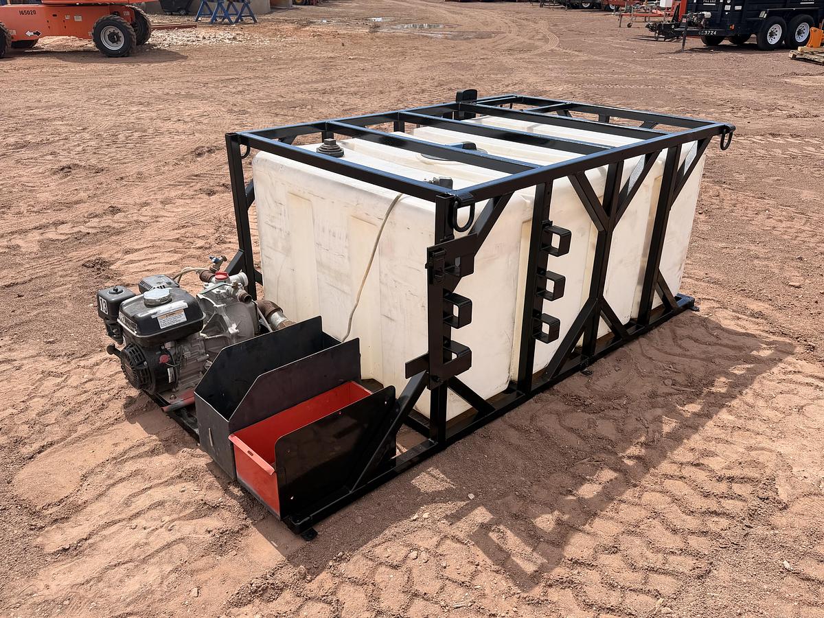 Used Water Tank Skid With Pump