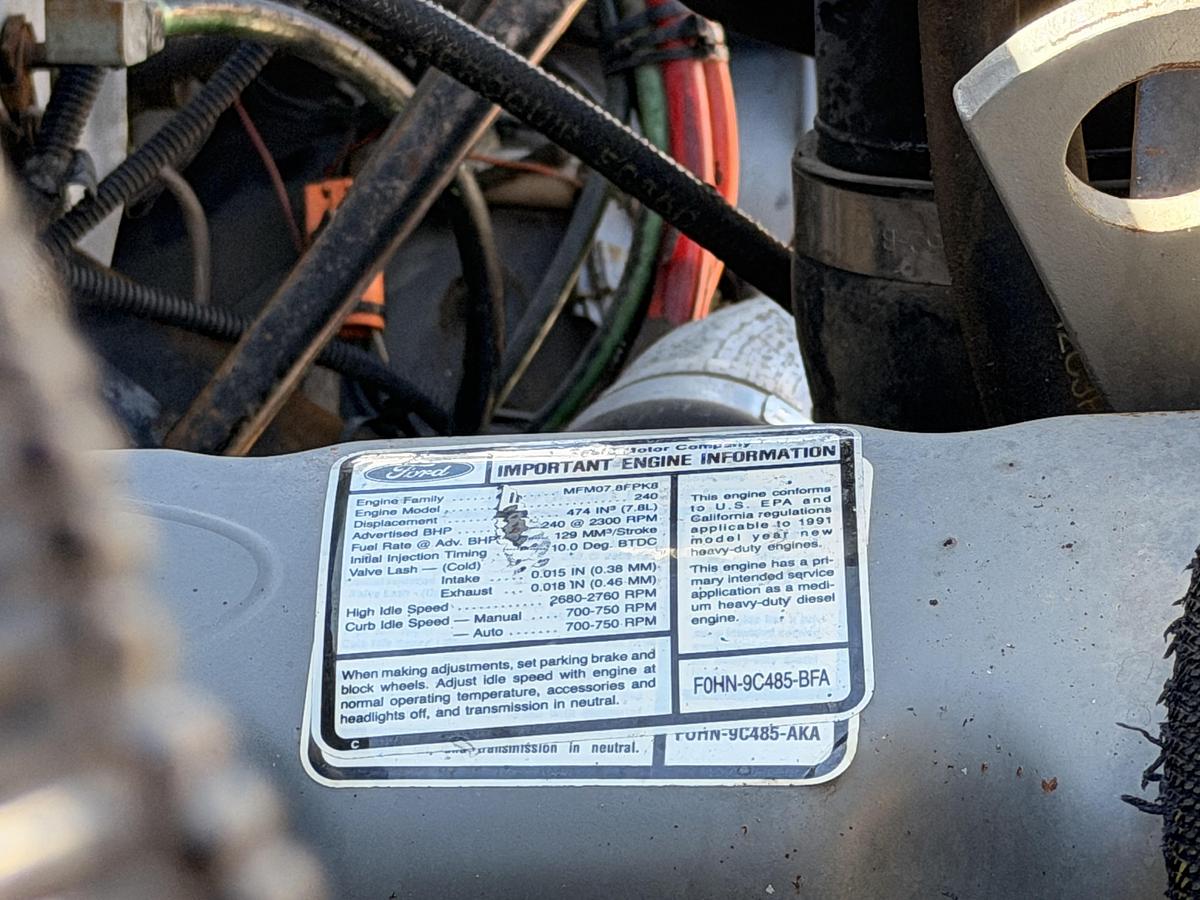 Used 1992 Ford Vacuum Truck