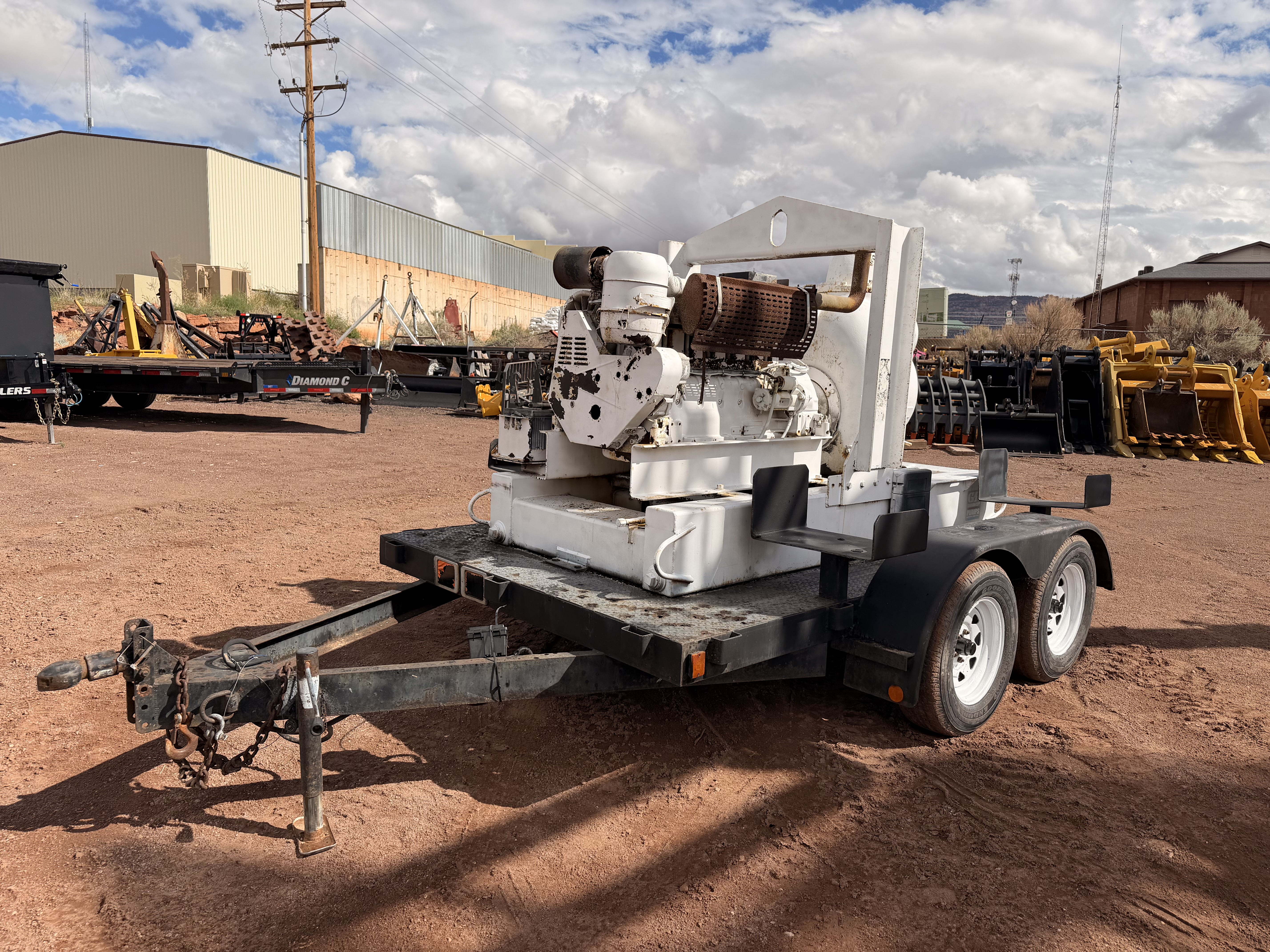 Used 2007 Gorman Rupp Pump Trailer