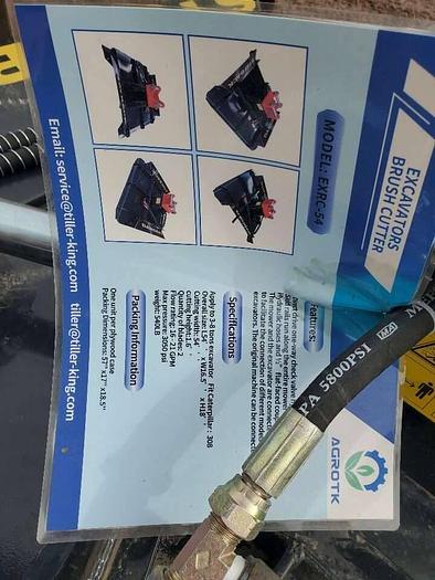 Used Excavator Brush Cutter