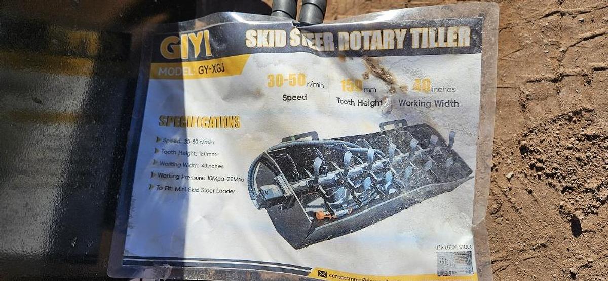 Mini Skid Steer Tiller