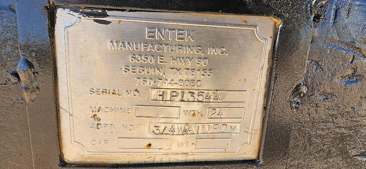 Used 24" Excavator Compaction Wheel