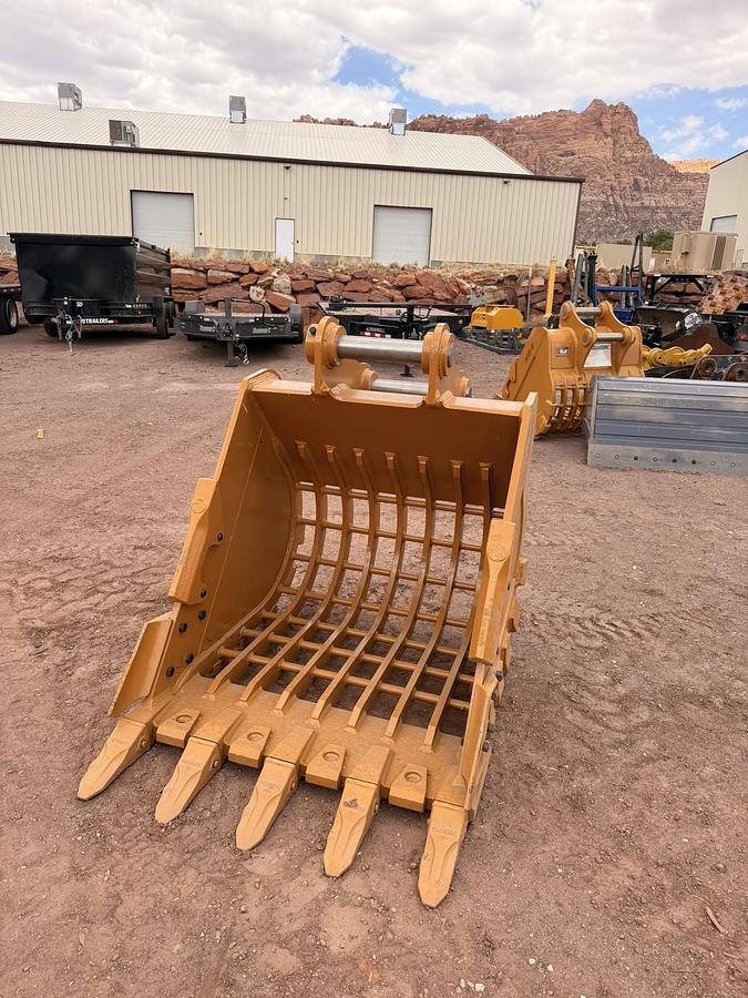 48" Excavator Skeleton Bucket With Teeth