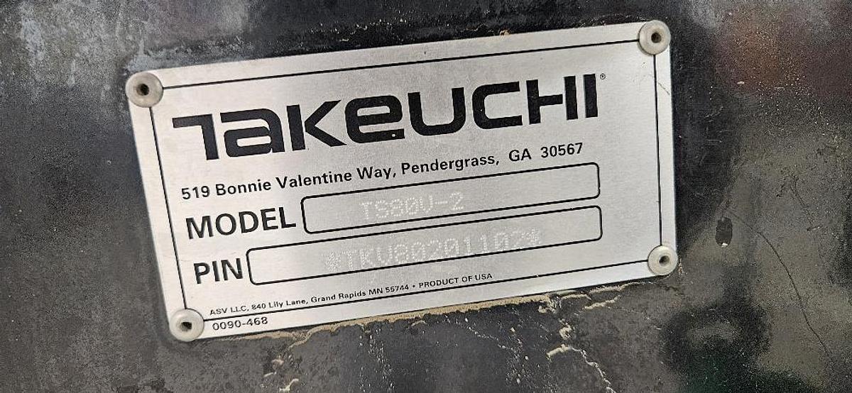 Used 2019 Takeuchi TS80V2 Skid Steer