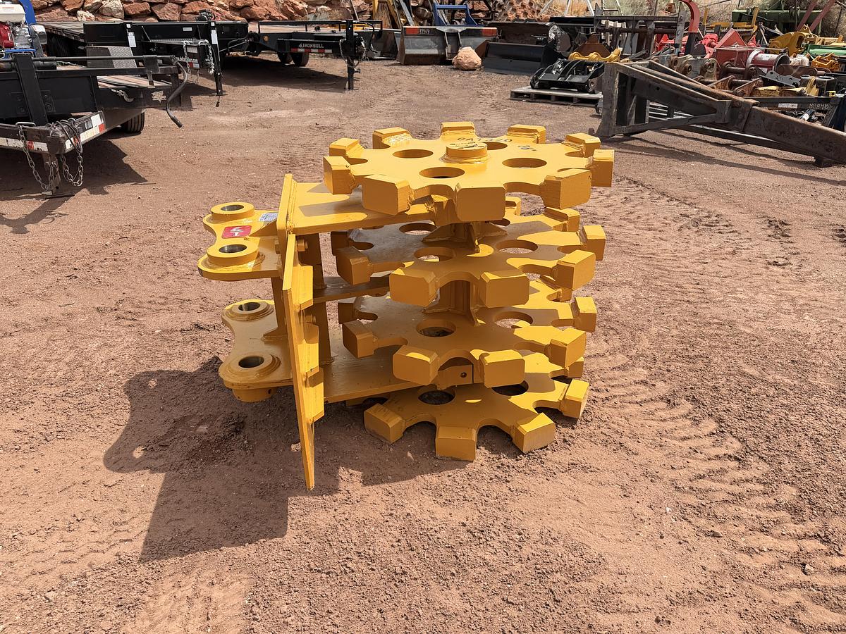 Used 36" Excavator Compaction Wheel