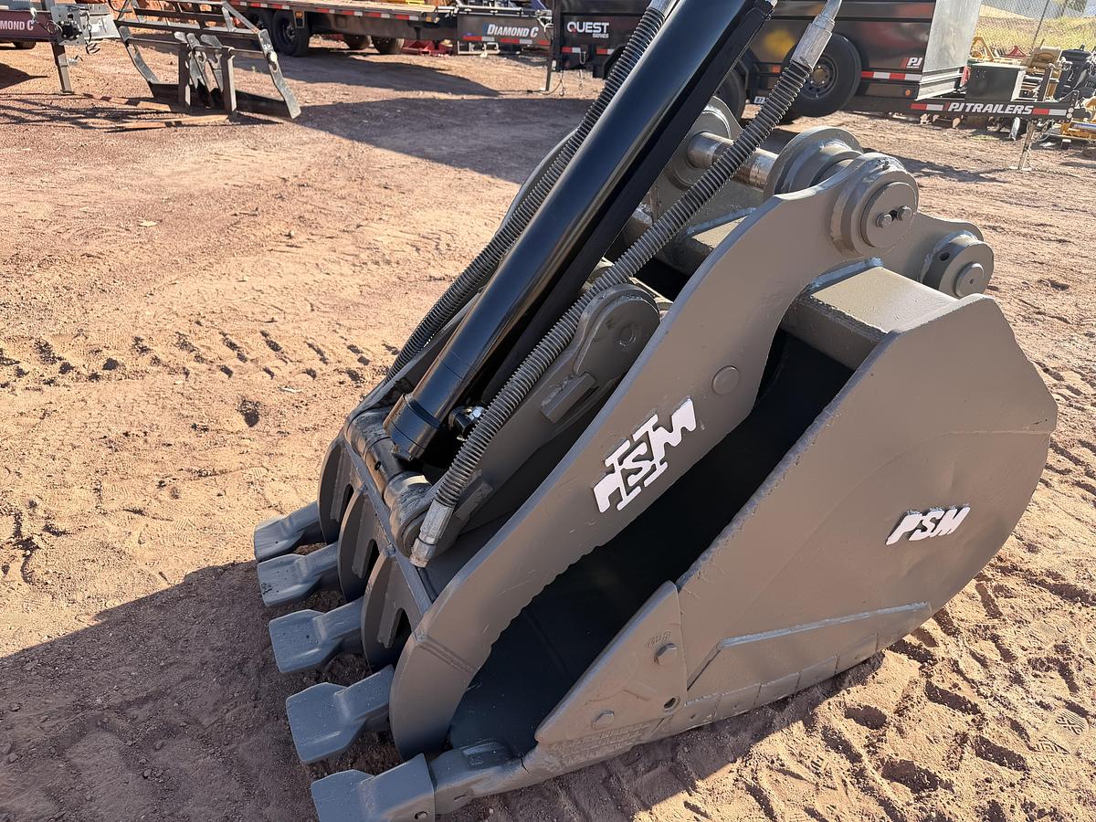 Used Excavator Progressive Link with Cylinder and 37" Bucket